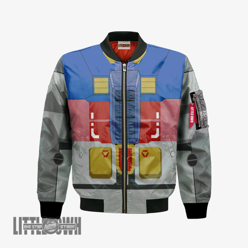 00 Raiser Bomber Jacket Custom Gundam Cosplay Costumes