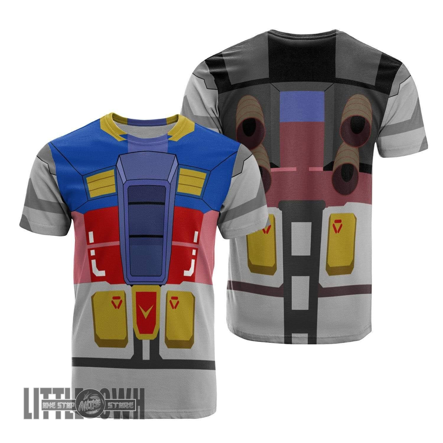 00 Raiser T Shirt Cosplay Costumes Mobile Suit Gundam Custom Anime Merch Clothes