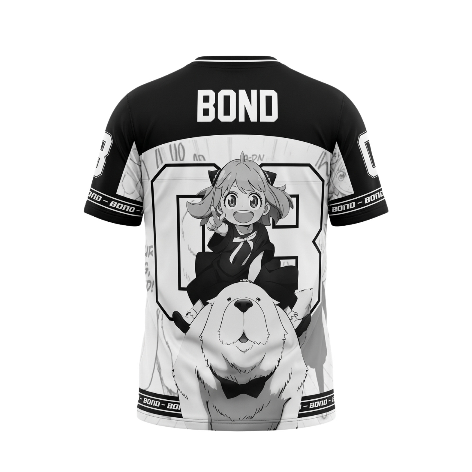 Alternative view of 08 Bond SxF Custom Football Jersey