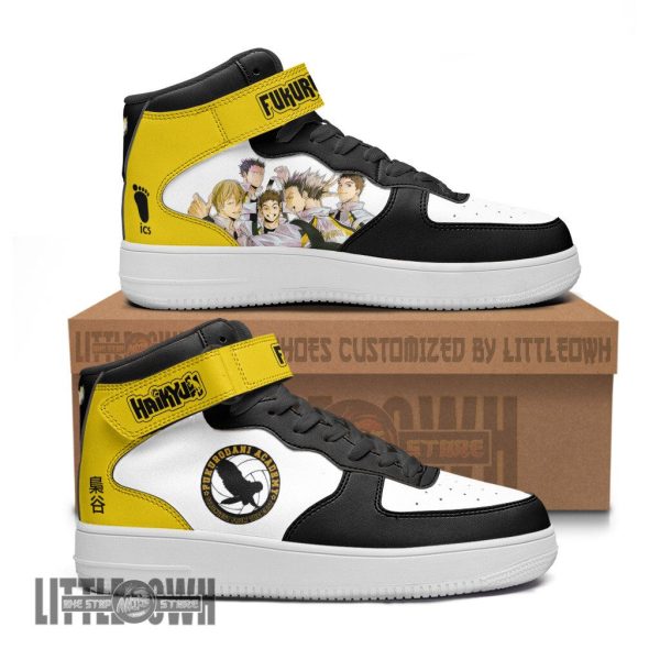 Fukurodani Academy AF1 High Sneakers Custom Haikyuu Anime Shoes