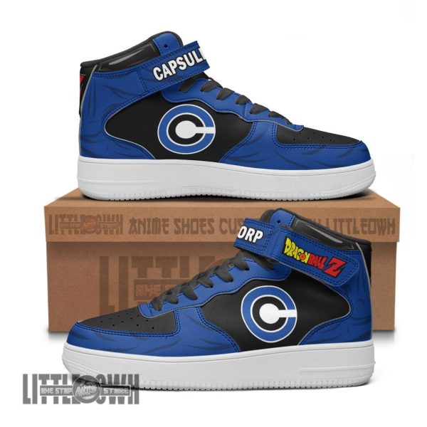 Capsule Corp AF1 High Sneakers Custom Dragon Ball Anime Shoes