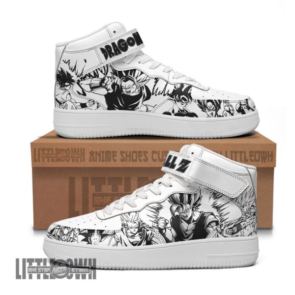 Vegito AF1 High Sneakers Custom Dragon Ball Anime Shoes Manga Style