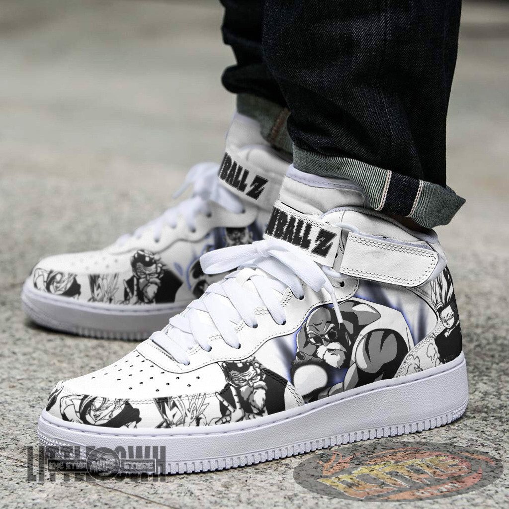Master Roshi AF1 High Sneakers Custom Dragon Ball Anime Shoes Manga Style 2 Master Roshi AF1 High Sneakers Custom Dragon Ball Anime Shoes Manga Style - Image 2