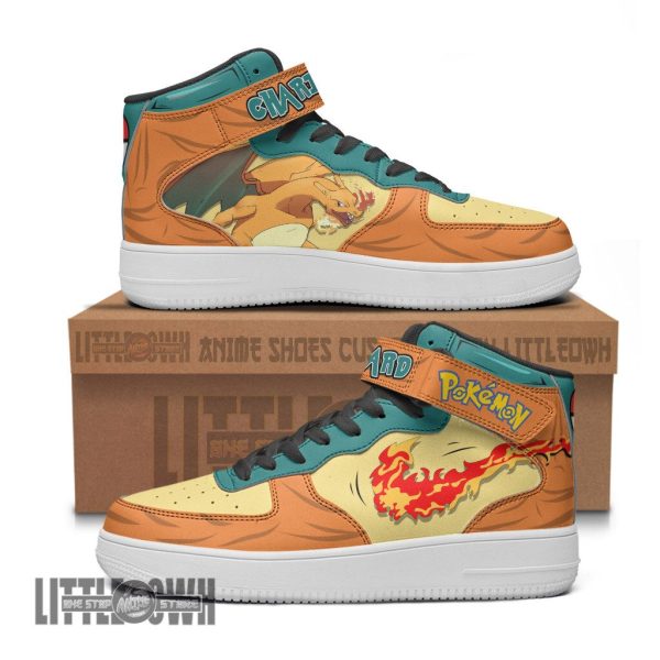 Charizard AF1 High Sneakers Custom Pokemon Anime Shoes