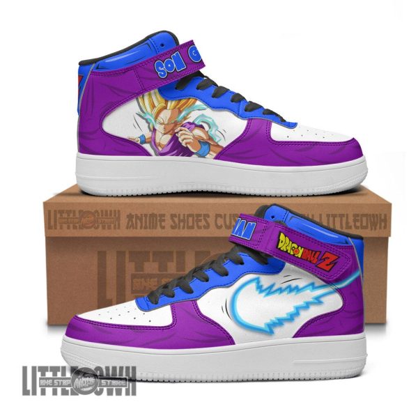 Gohan Dragon Ball Shoes Custom AF1 High Anime Sneakers