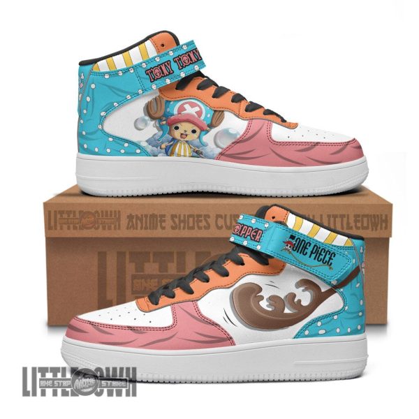 Chopper One Piece Shoes Custom AF1 High Anime Sneakers