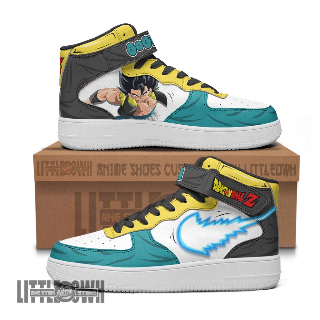 Gogeta Dragon Ball Shoes Custom AF1 High Anime Sneakers 1 Gogeta Dragon Ball Shoes Custom AF1 High Anime Sneakers