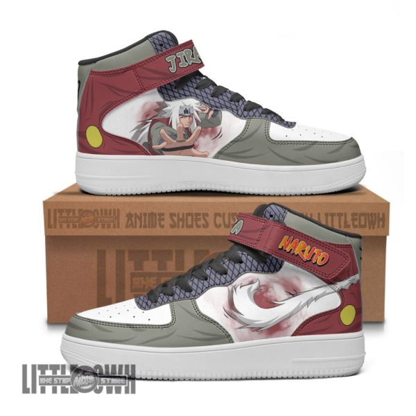 Jiraiya Shoes Custom AF1 High Naruto Anime Sneakers