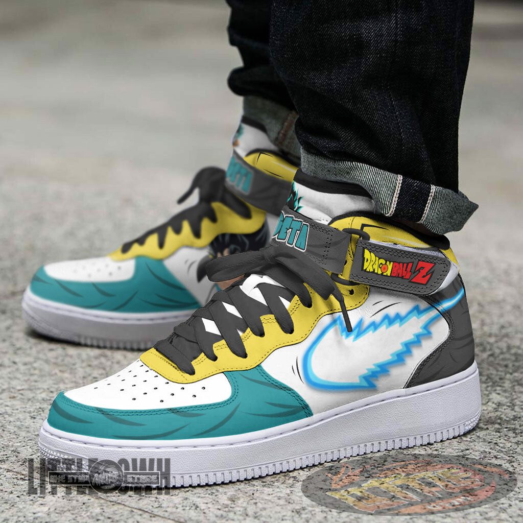 Gogeta Dragon Ball Shoes Custom AF1 High Anime Sneakers 2 Gogeta Dragon Ball Shoes Custom AF1 High Anime Sneakers - Image 2