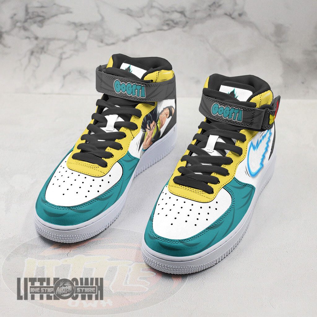 Gogeta Dragon Ball Shoes Custom AF1 High Anime Sneakers 4 Gogeta Dragon Ball Shoes Custom AF1 High Anime Sneakers - Image 4