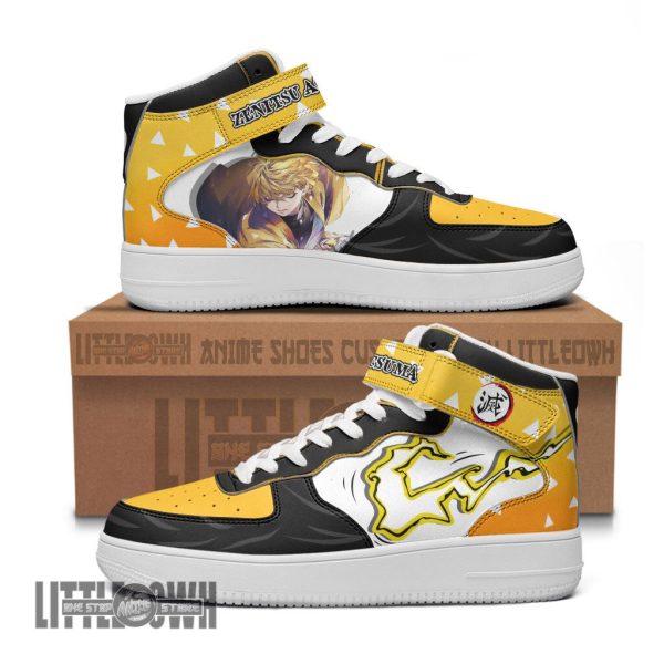Agatsuma Shoes Custom AF1 High Demon Slayer Anime Sneakers