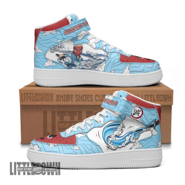 Urokodaki Urokodakisuma Shoes Custom AF1 High Demon Slayer Anime Sneakers
