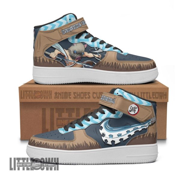 Hashibira Shoes Custom AF1 High Demon Slayer Anime Sneakers