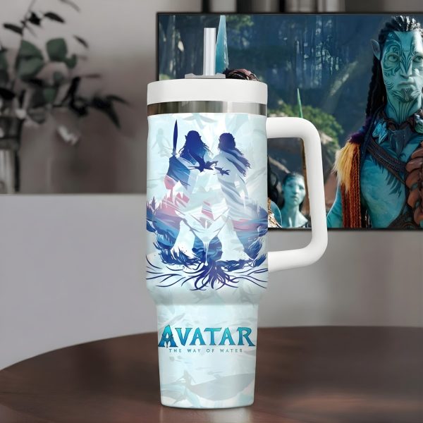Avatar Fire and Ash Custom Cup 40 oz 30 oz Tumbler With Handle