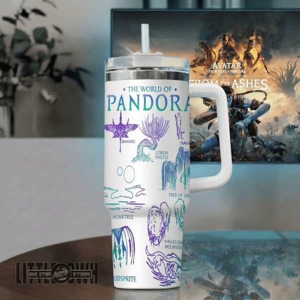 Avatar Pandora Custom Cup 40 oz 30 oz Tumbler With Handle