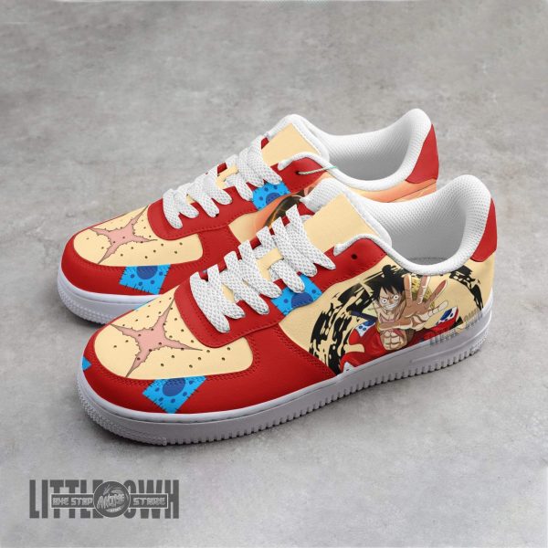 Alternative view of 1Piece Shoes Anime Shoes Monkey D. Luffy Custom Anime Sneakers