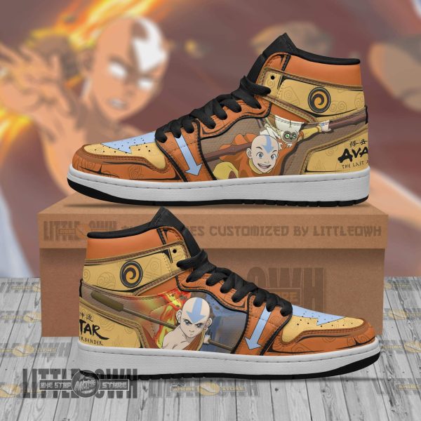 Aang Boot Sneakers Custom AVT: The Last Airbender Anime Shoes