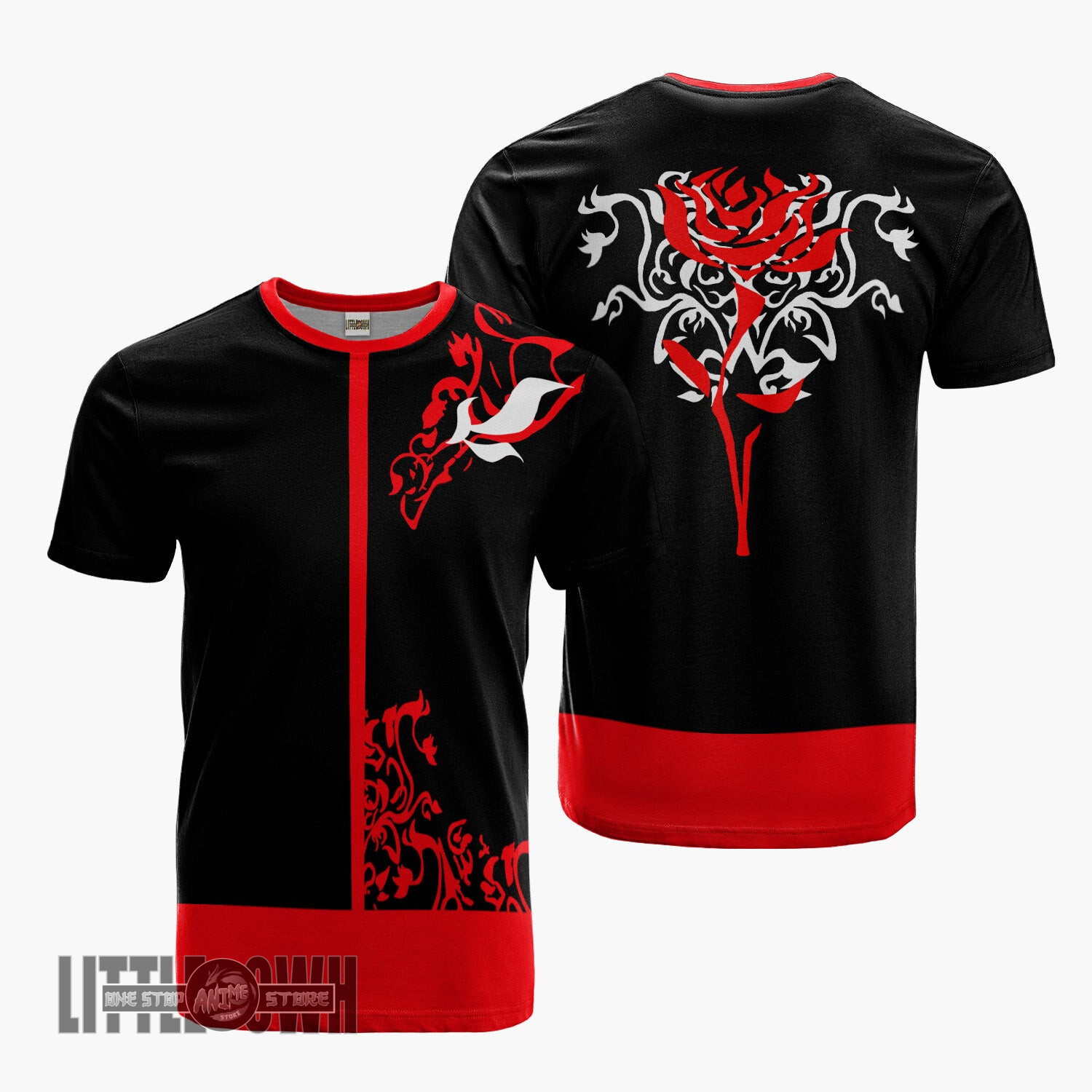 Adam Taurus T Shirt Cosplay Costume RWBY Uniform Anime Merch Outfits