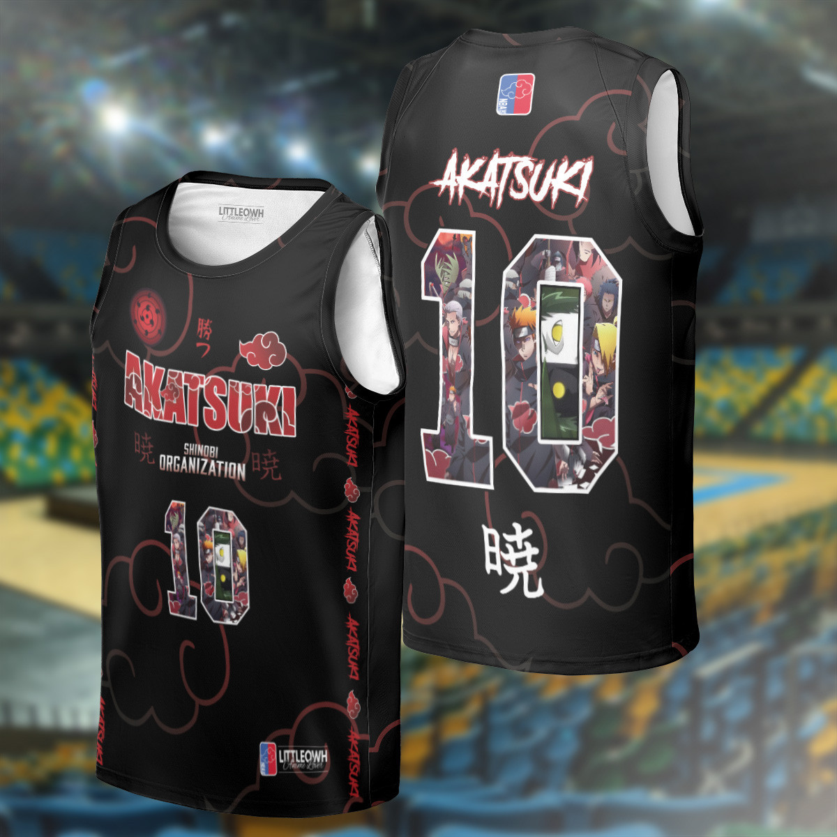 Akatsuki Basketball Jersey Shinobi NRT Streetwear