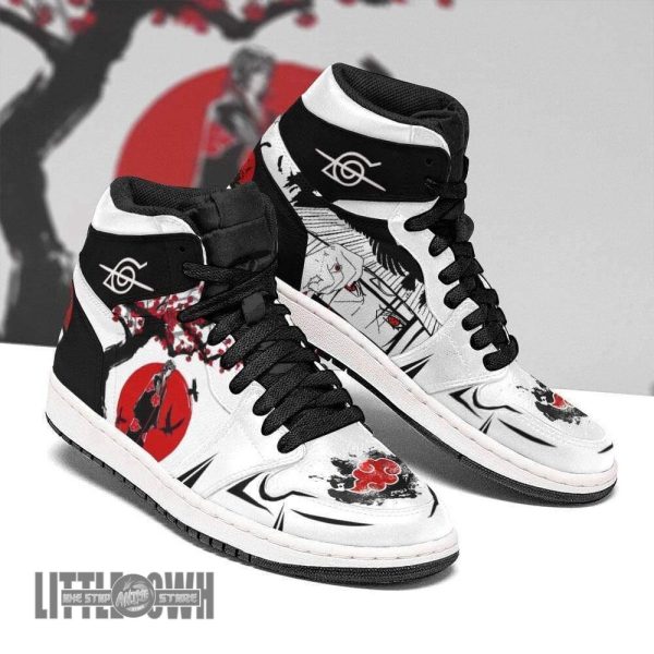 Alternative view of Akatsuki Itachi Shoes Custom Anime Ninja Under The Sun Boot Sneakers