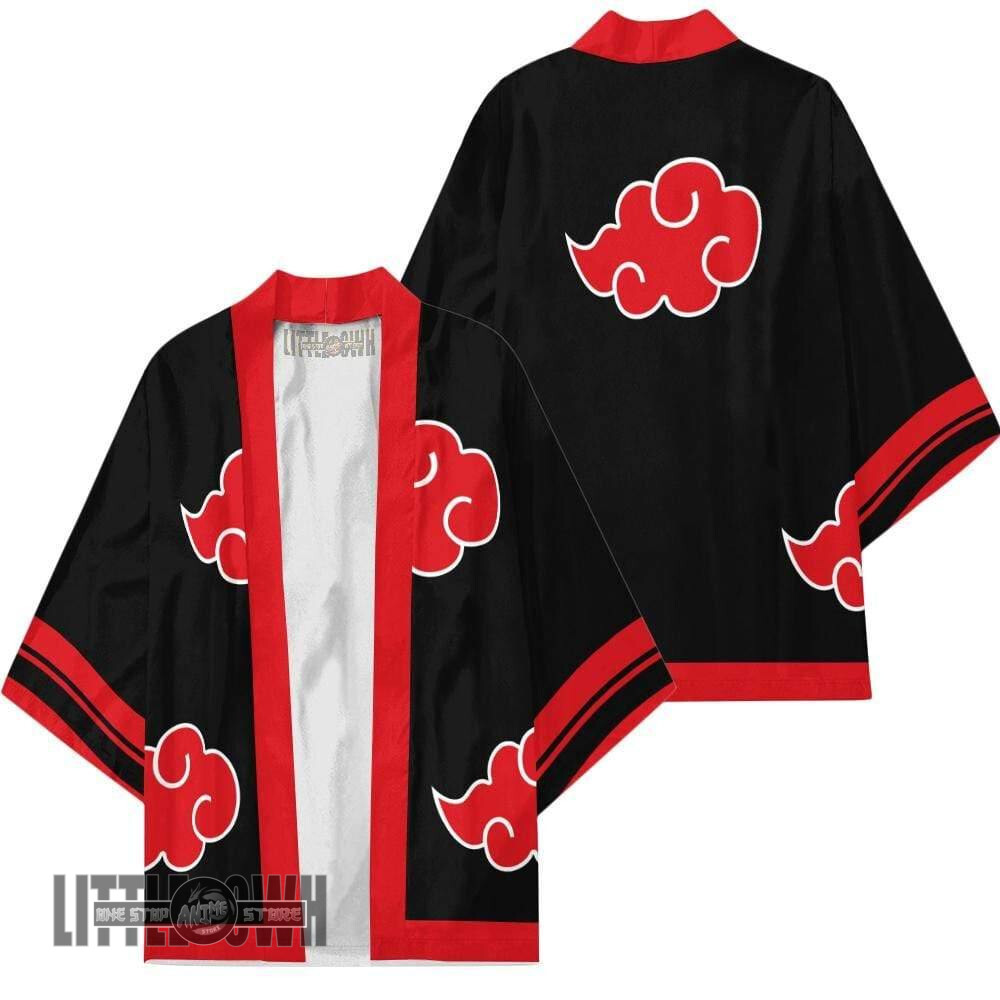 Akatsuki Kimono Cloak Anime Robe Cosplay Costumes