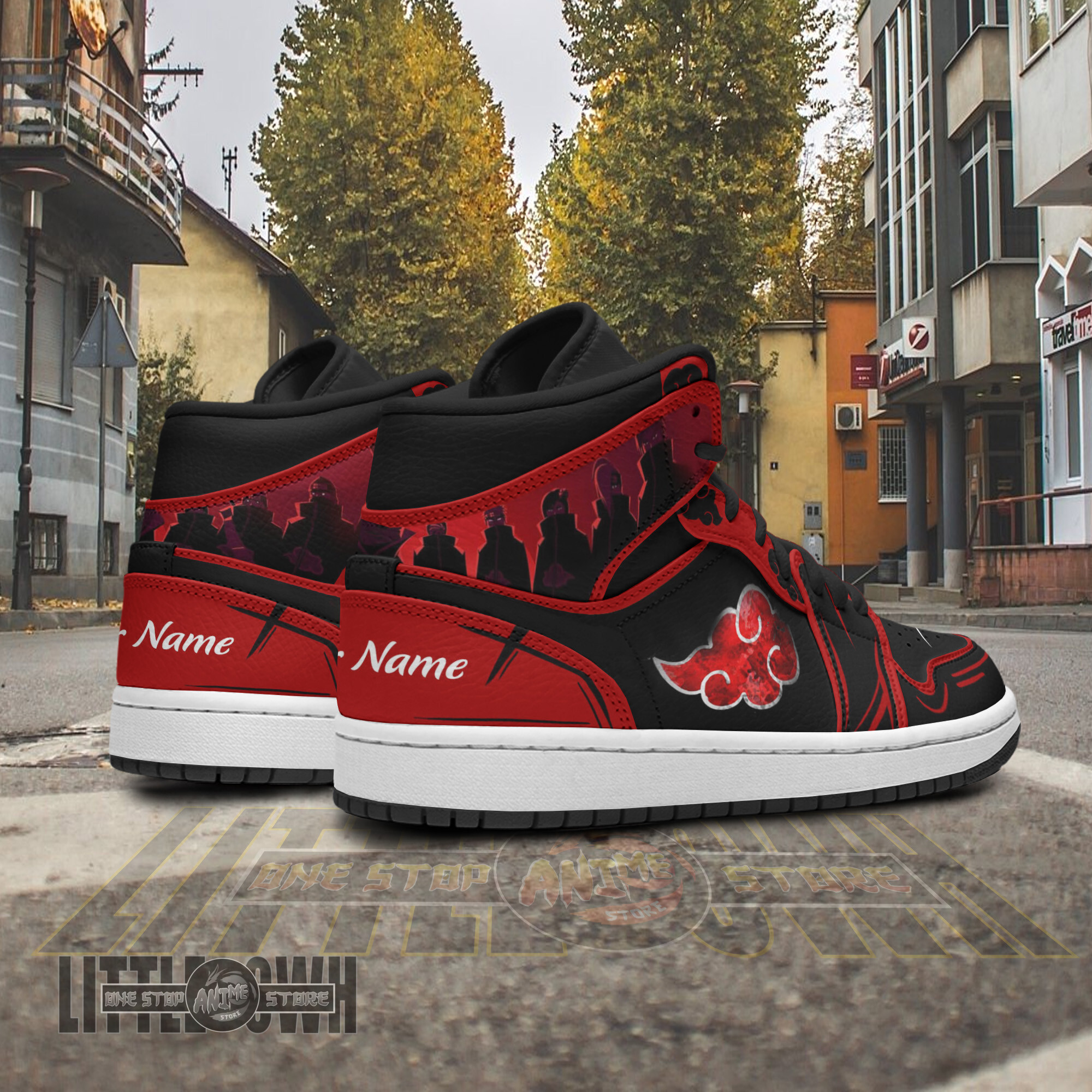 Akatsuki Orochimaru Personalized Shoes Naruto Anime Boot Sneakers 3 Akatsuki Orochimaru Personalized Shoes Naruto Anime Boot Sneakers - Image 3