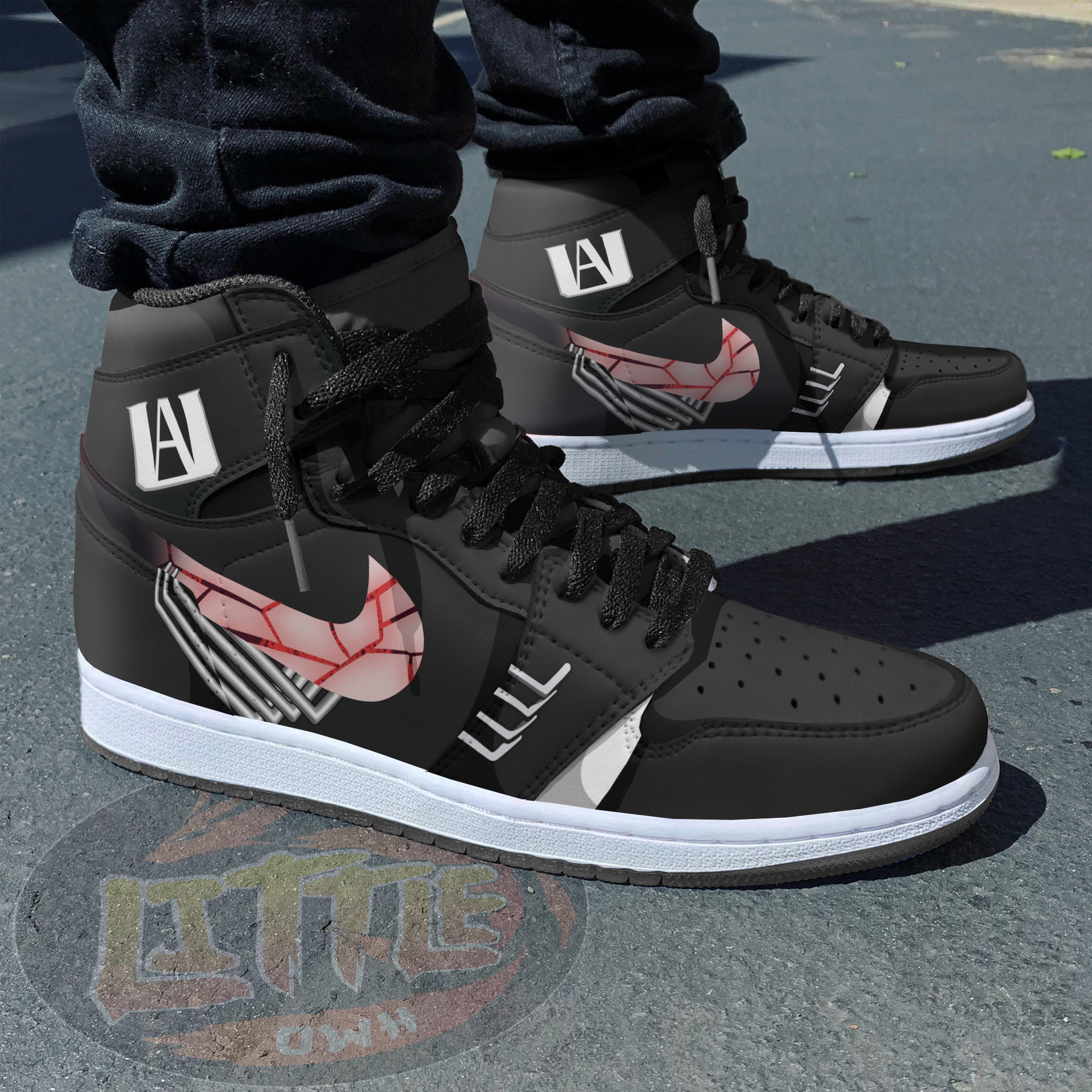 All For One Shoes Custom MHA Anime Boot Sneakers 2 All For One Shoes Custom MHA Anime Boot Sneakers - Image 2
