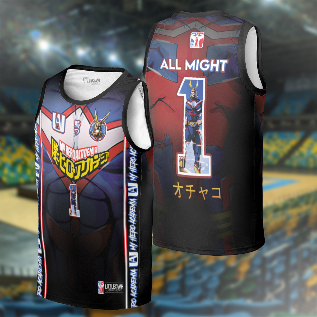 All Might Basketball Jersey â€“ Academy Hero Streetwear Collection