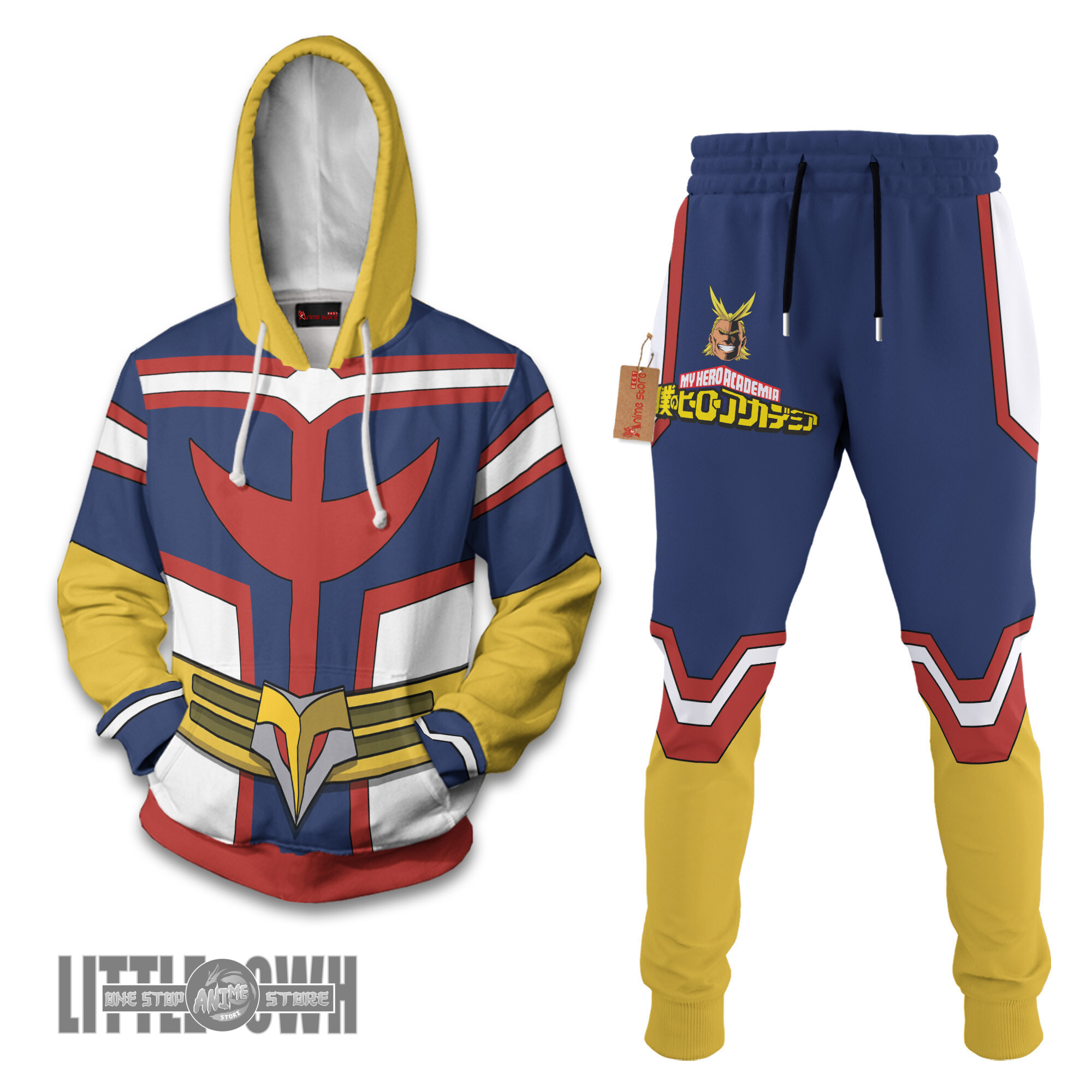 All Might My Hero Academia Hoodie And Jogger Set Anime Clothes
