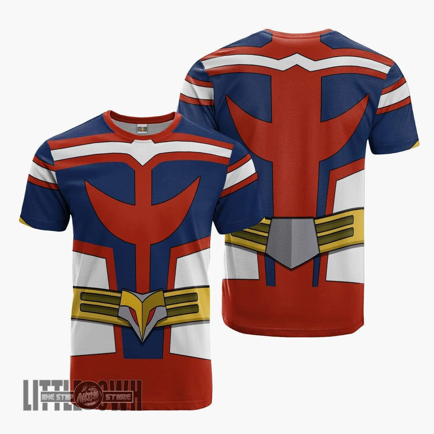 All Might Uniform My Hero Academia T Shirt Anime Merch Clothes