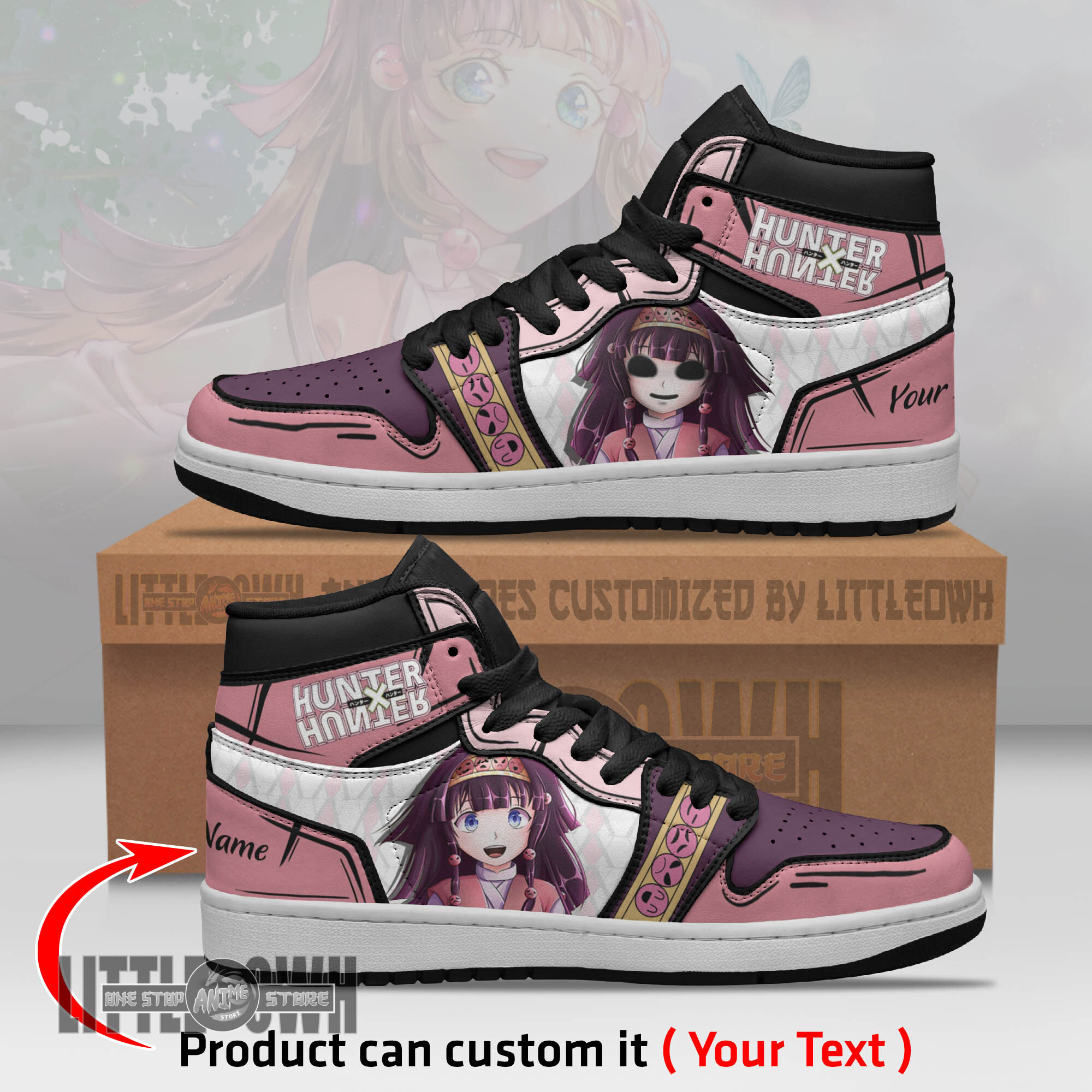Alluka Zoldyck Personalized Shoes Hunter x Hunter Anime Boot Sneakers
