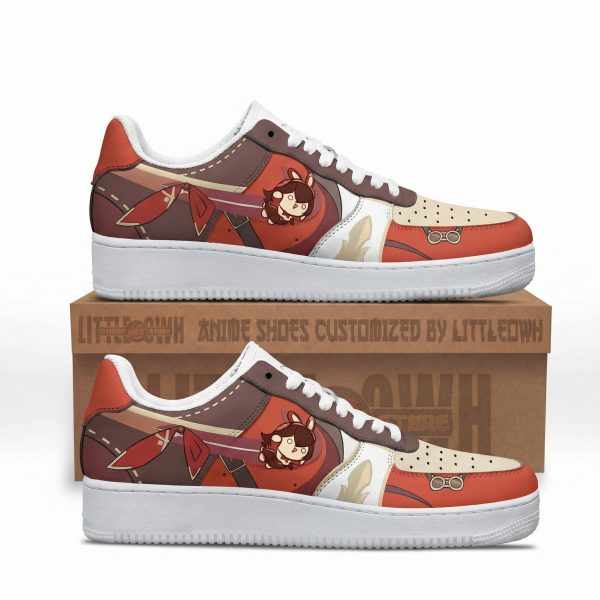 Amber Genshin Impact Anime Custom AF1 Sneakers