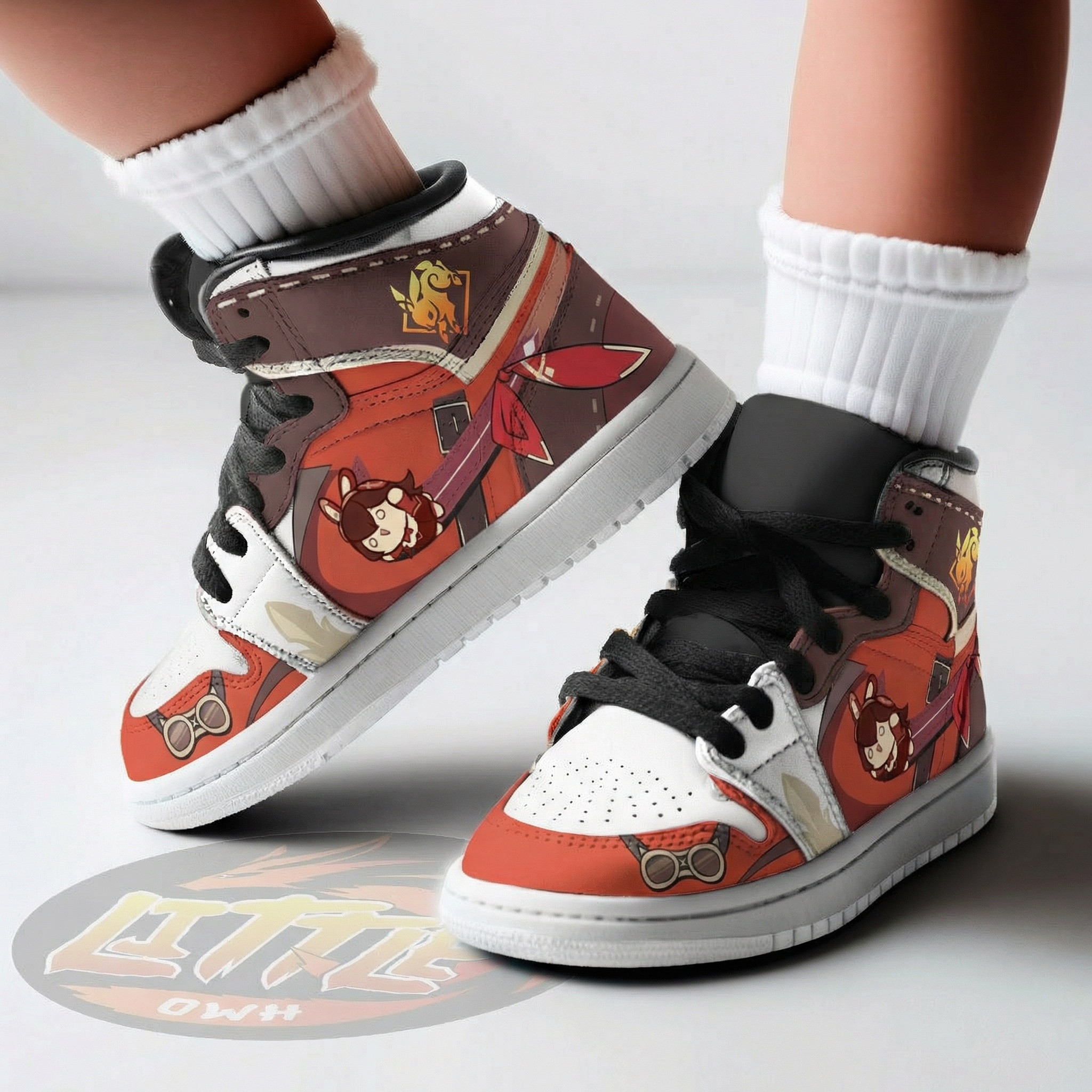 Amber Genshin Impact Shoes For Kids - JD1 Shoes
