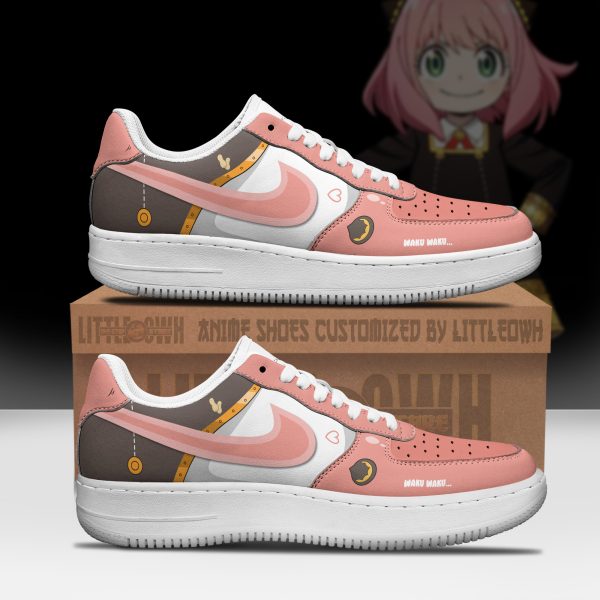 Anya Forger AF1 Sneakers - Custom Spy x Famil Shoes