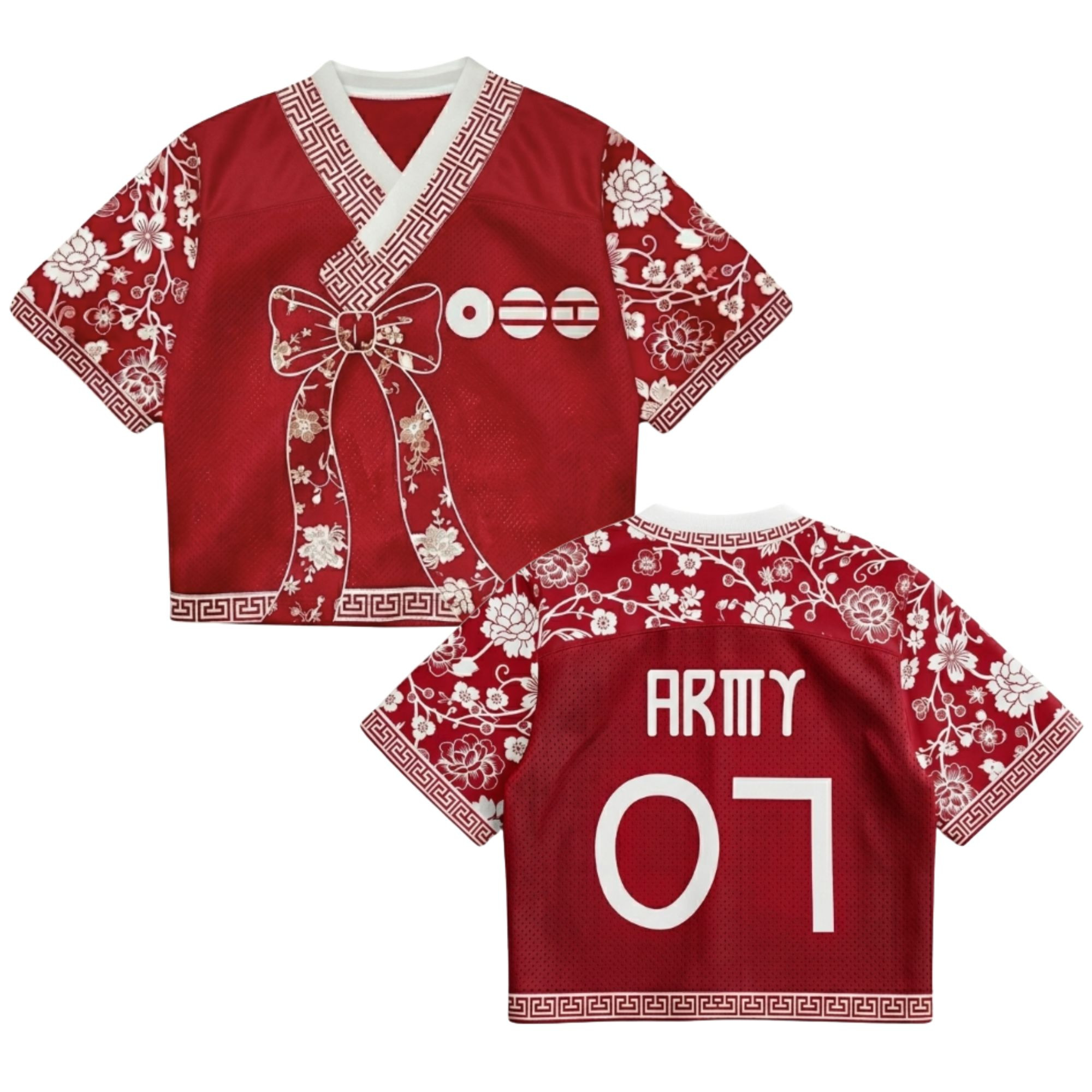 ARIRANG BTS Comeback 2026 Hanbok Style Mesh Jersey Gift For Army