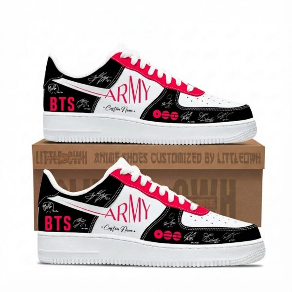 ARMY BTS Comeback World Tour 2026 AF1 Custom Shoes