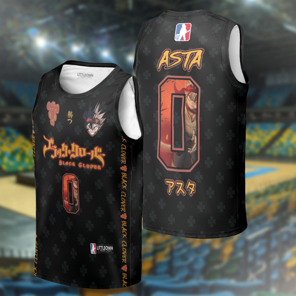 Asta Basketball Basketball Jersey - Black Clov Streetwear Collection