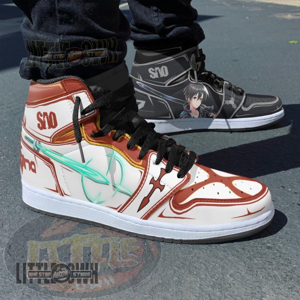 asuna x kirito shoes custom sword art online anime boot sneakers sdj4a