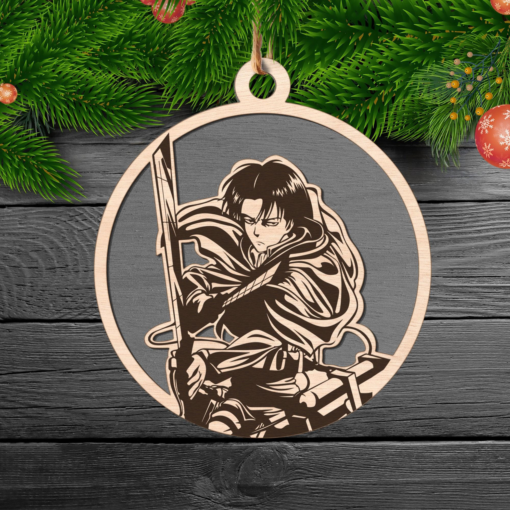 Attack On Titan Christmas Ornament Levi Ackerman