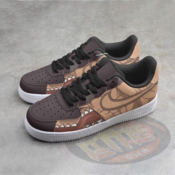 Alternative view of Attack Titan Anime Sneakers - Custom AoT AF1 Shoes