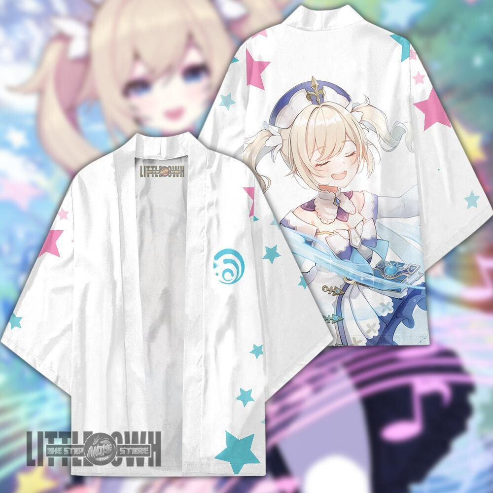 Barbara Genshin Impact Cloak Anime Robe Kimono Cardigans Unisex Outfits