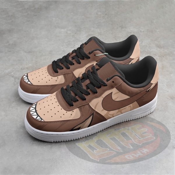 Alternative view of Beast Titan Anime Sneakers - Custom AoT AF1 Shoes