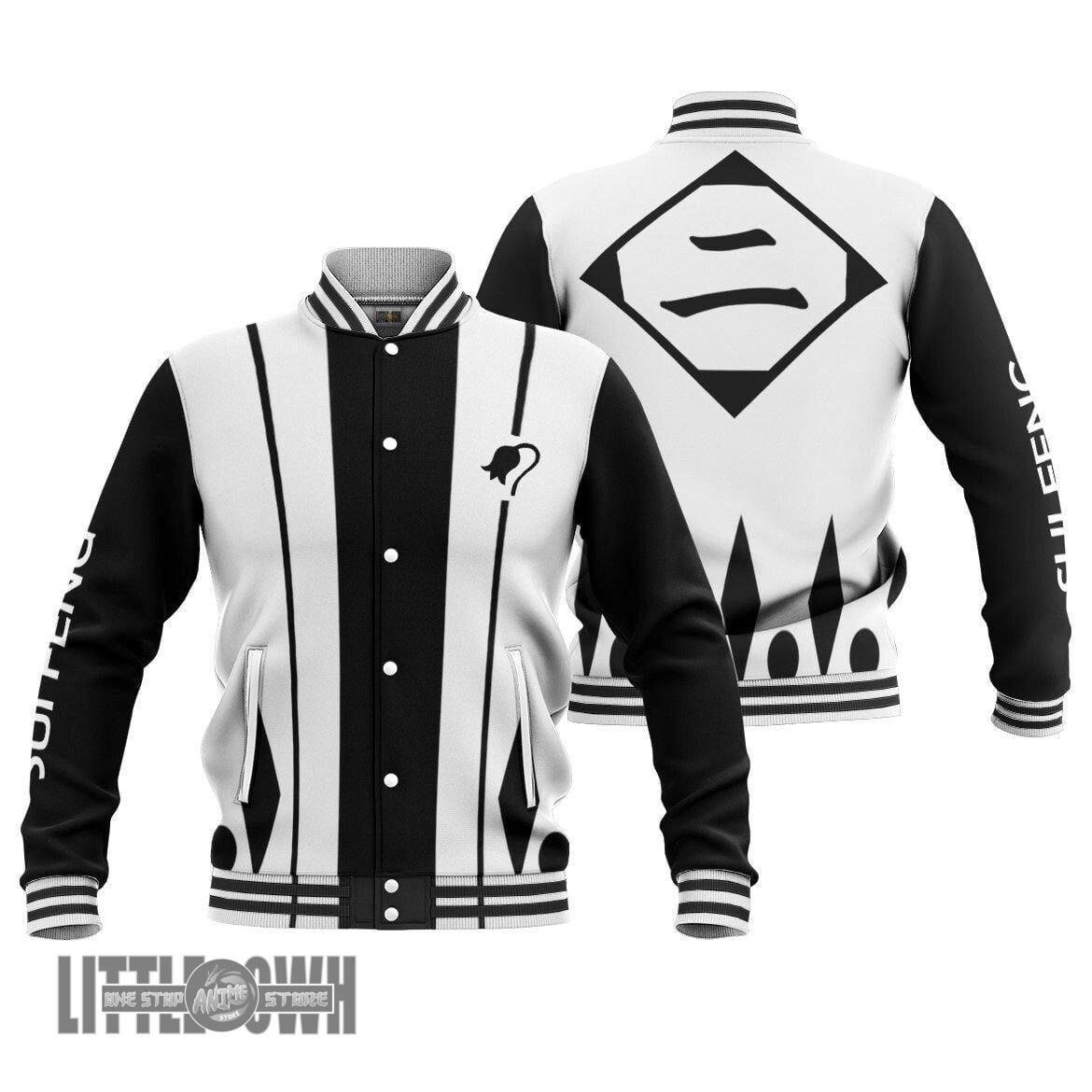 Bleach Baseball Jacket Sui Feng 2nd Division Custom Anime Cosplay Costume