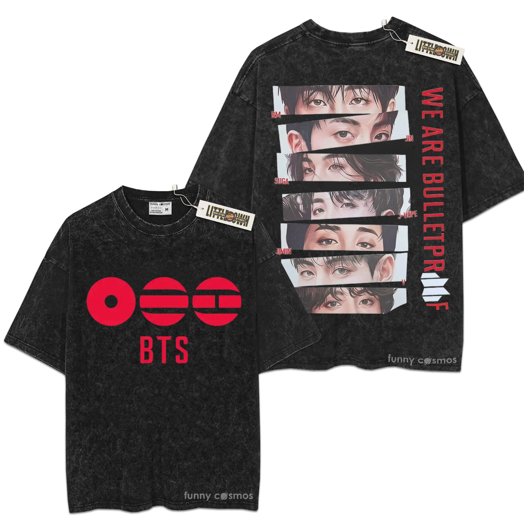 BTS We Are Bulletproof Tour 2026 Washed Shirt Armys Perfect Gift