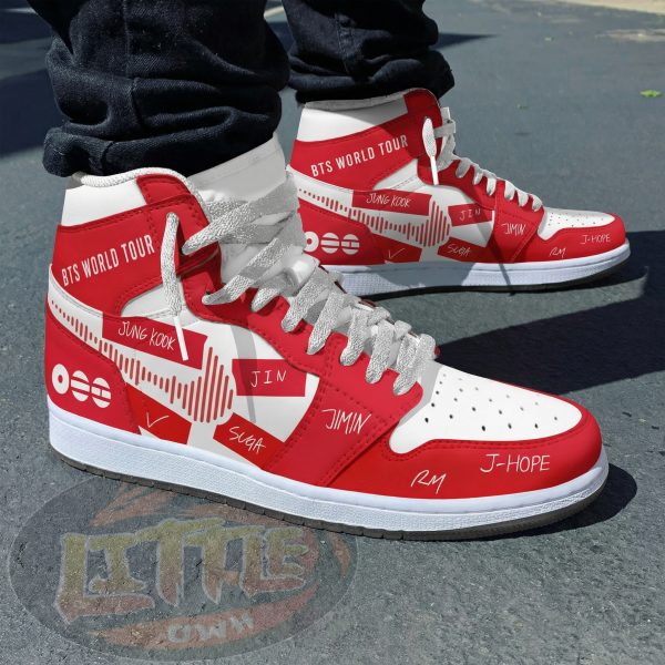 Alternative view of BTS World Tour 2026 Custom Boot Sneakers