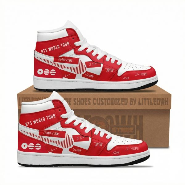 BTS World Tour 2026 Custom Boot Sneakers