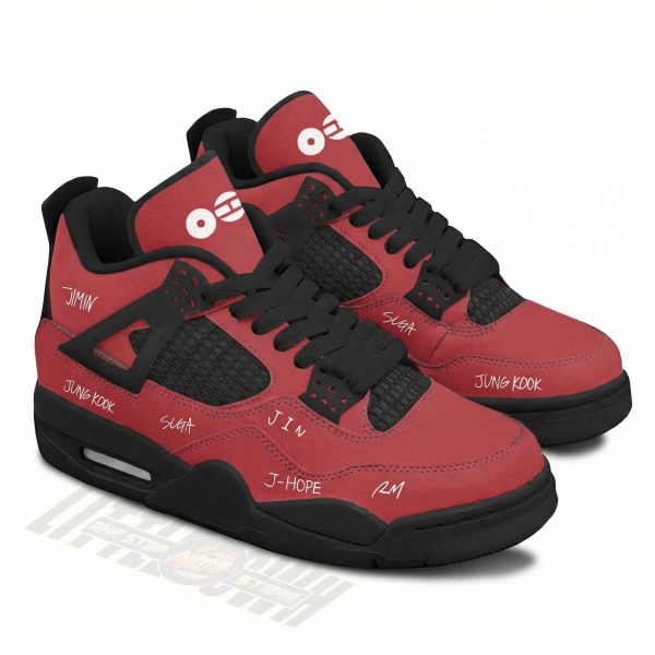 Alternative view of BTS World Tour 2026 Custom J4 Sneakers