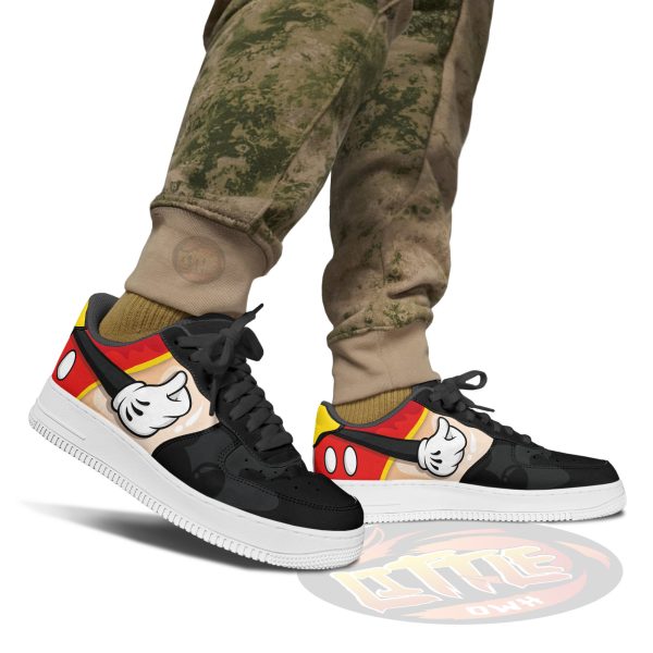 cartoon mouse style custom af1 sneakers 5cbua