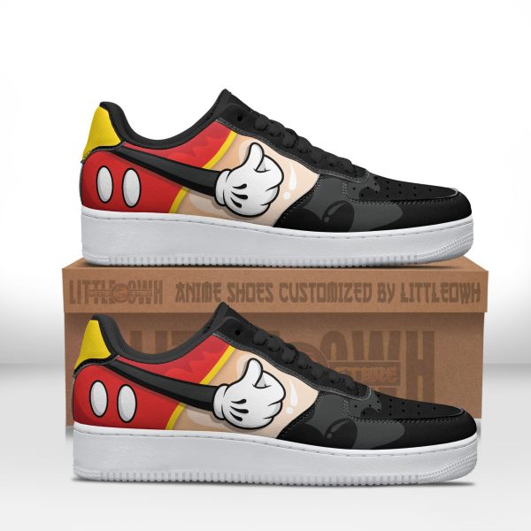 Cartoon Mouse Style Custom AF1 Sneakers