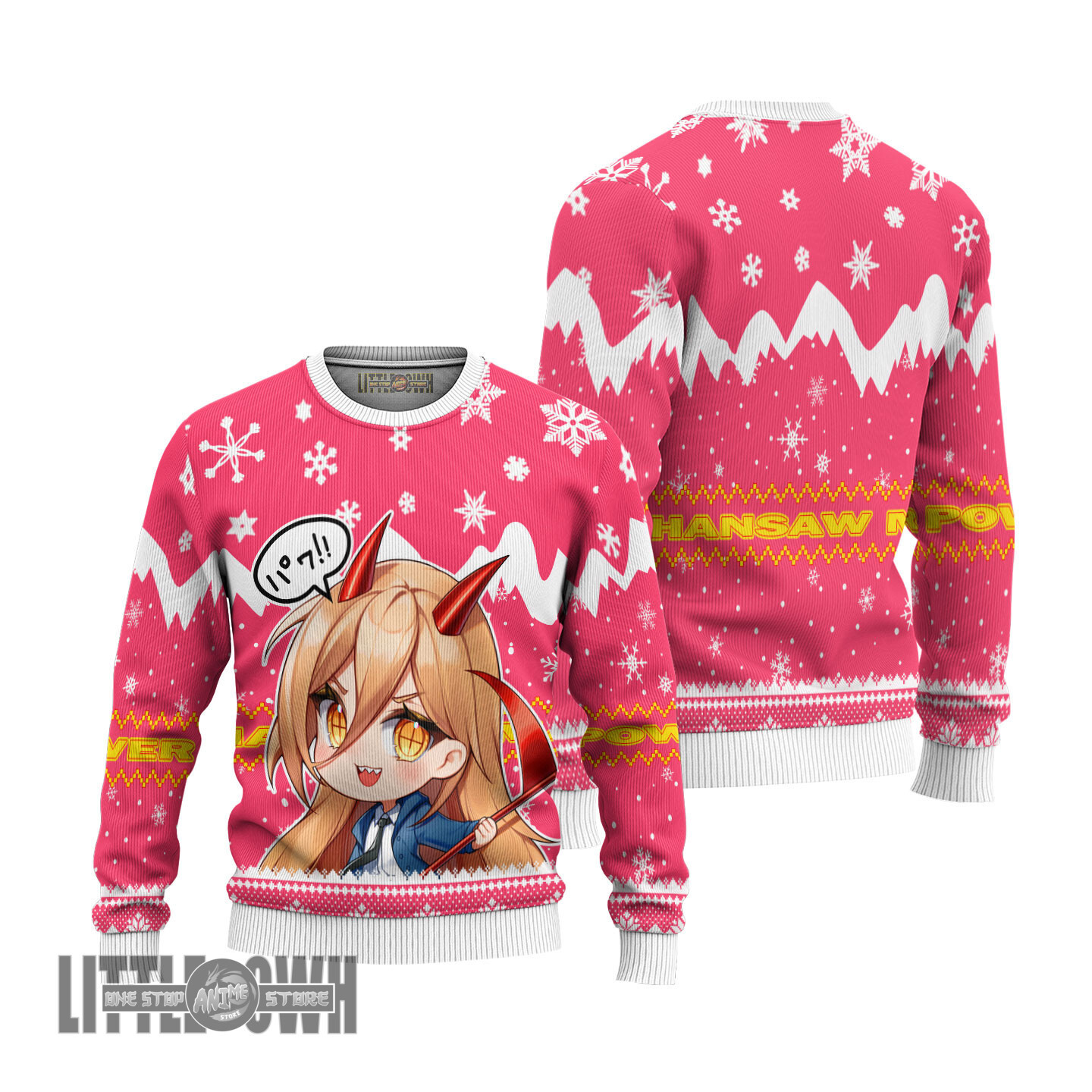 Chainsaw Man Power Anime Christmas Ugly Sweater Anime Xmas Gift Ideas